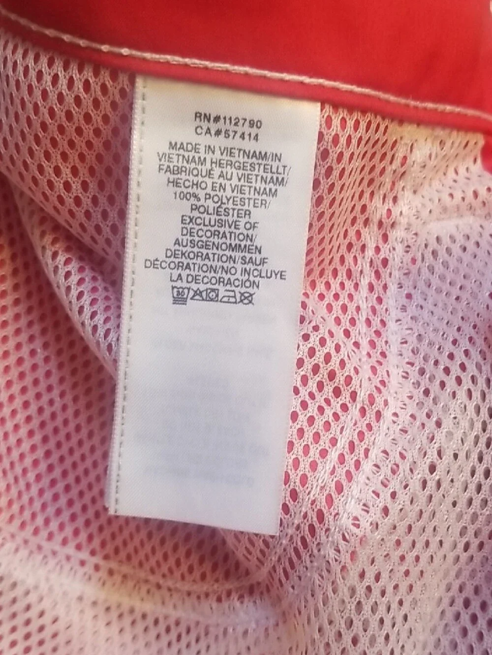True Religion Men’s Bright Red Shorts with White Stitching
